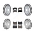 thumbnail image 1 of Transit Auto Front Rear Coated Disc Brake Rotors and Ceramic Pads Kit for Car 2018-2020 Subaru WRX STI KGT-103010, 1 of 11