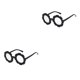 thumbnail image 1 of Gafas para niños Qarigey gafas de girasol Accesorios de ropa de moda Negro Blanco Plata 2Conjunto, 1 of 6