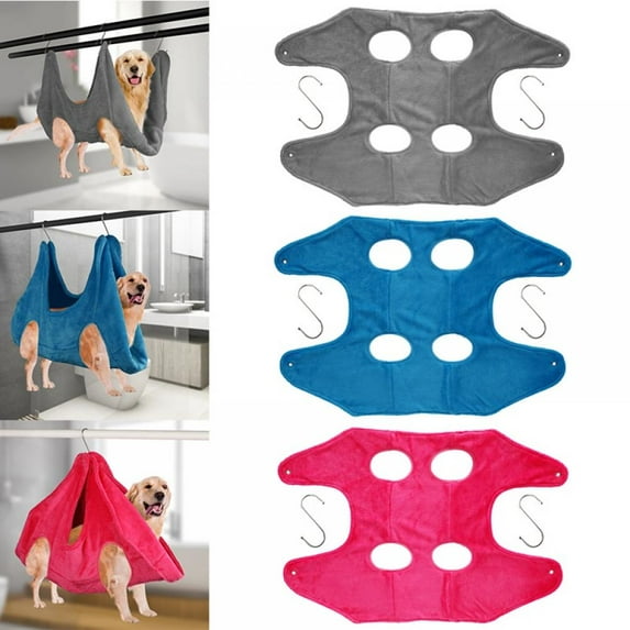 S-L Pet Dog Cat Grooming Hammock Helper Restraint Bag for Bating Nail Trimming
