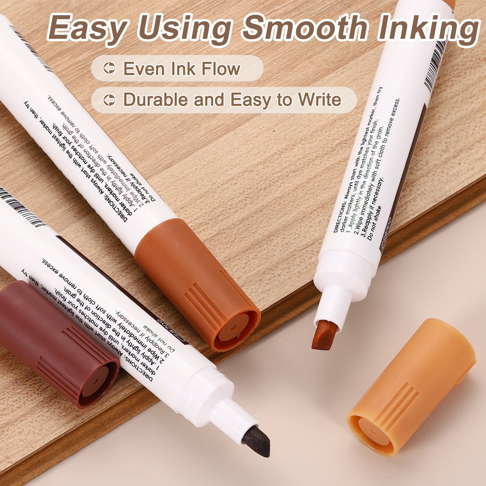 Uxcell Furniture Markers Touch Up, Furniture Repair Kit Wood Maker Coffee