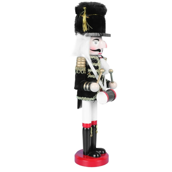 Raindrops Wooden Nutcracker Soldier Decoration 1Pack 11.8x4.7in