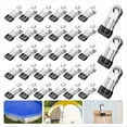 thumbnail image 2 of Rollbacks & More 60Pcs Pool Cover Clips for Steel Wall Pools, Stainless Clamps, Clothespin Hanger Clothes Hook, 2 of 7