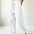 thumbnail image 5 of Karymi Solid Casual Sweatpants Women, Balloon Long Pants, Drawstring Elastic Waist Relaxed Fit Elastic Cuffs with Side Pockets, 5 of 7