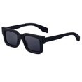 thumbnail image 2 of Gafas de sol cuadradas retro para hombre, gafas de sol minimalistas resistentes a los rayos UV para mujer, 2 of 6