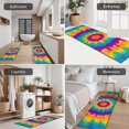 thumbnail image 5 of Colorful Tie Dye Star Pattern Kitchen Rugs Sets Of 3,Kitchen Runner Rugs Non Skid Washable,Decorative Kitchen Floor Mats for Kitchen,Sink,Laundry,17"x30"+ 17"x47" + 17"x59", 5 of 6