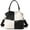 Black, variant on Canvas Bag for Women Patchwork color collision Vintage Multi-pocket Work Shoulder Crossbody Bags for Womens