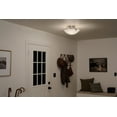 thumbnail image 6 of Kichler 15.5" Transitional 3 Light Brushed Nickel Semi-Flush Mount Light with Etched Glass, 6 of 9