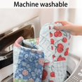 thumbnail image 5 of Pioneer Flower Floral Print Pattern Bathroom Rugs Mat, Non Slip Microfiber Bathroom Rug with Rubber Backing, Soft Mats for Bathroom Floor Tub Shower, 24"x60", 5 of 5