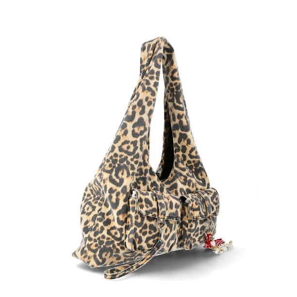 No Boundaries Women's Hobo Bag, Leopard Walmart Business Supplies