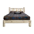 thumbnail image 2 of Montana Woodworks MWPBFLZELK Montana Full Platform Bed with Laser Engraved Elk Design, 2 of 7