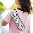 thumbnail image 6 of 20 Oz Boston Terrier Puppy Dog Coffee Tumbler Double Wall Insulated Stainless Steel Water Bottle | Metal Reusable Thermoses Flask with Cup Cap | Leak & Sweat Proof with Anti-Dust Lid, 6 of 7