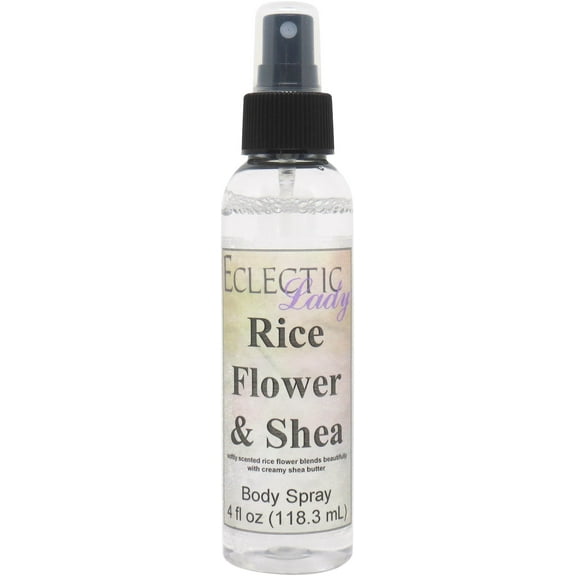 Rice Flower and Shea Body Spray, Eclectic Lady, Hydrating Mist, Unisex, 16 oz