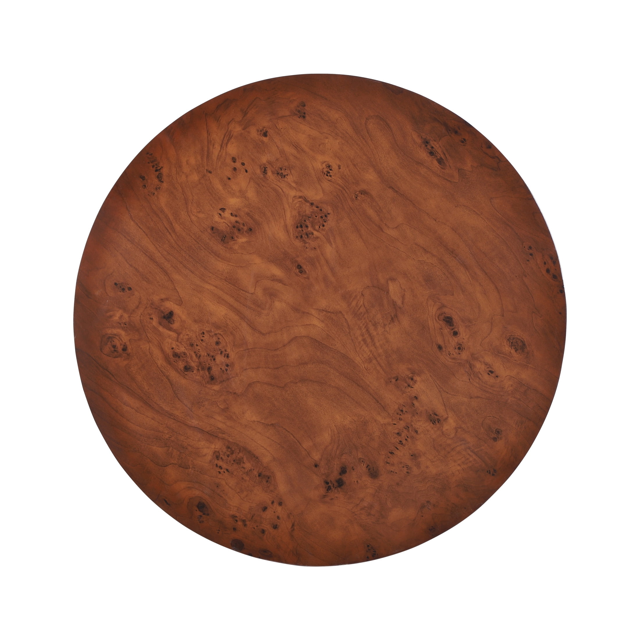 Christopher Knight Home 31.5" Round Coffee Table with Thick Top, Pedestal Base, Walnut