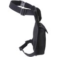 thumbnail image 4 of Zhuge Riñonera de lona para viajes al aire libre, bolsa para el muslo para hombres y mujeres, táctica, militar, para motocicletas, bicicletas, con múltiples bolsillos, color negro, 4 of 5