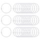 thumbnail image 1 of Anillos de carpeta Uxcell de 50 piezas de 1.5 pulgadas, anillos de metal para hojas sueltas, anillos coloridos, blanco, 1 of 6