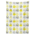 thumbnail image 3 of Ambesonne Cartoon Tablecloth Rectangular Table Cover, s Set, 60"x90", Yellow Grey, 3 of 4