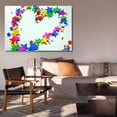 thumbnail image 6 of A Radiant Heart-shaped Pattern Of Multicolored Stars   Canvas Poster Bedroom Decor Sports Landscape Office Room Decor Gift,Frame-style,16x24inch(40x60cm), 6 of 8