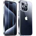 thumbnail image 3 of Temdan Diseñado para iPhone 15 Pro Max Funda transparente, [no amarillea] [Protección contra caídas de grado militar] Funda protectora delgada a prueba de golpes para iPhone 15 ProMax, 3 of 4