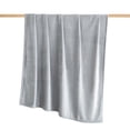 thumbnail image 4 of Mainstays Super Soft Plush Oversized Couch Throw Blanket, Grey, 50 x 72 in, 4 of 7