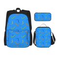 thumbnail image 1 of Balery Colorful Snake Mochila escolar 3 en 1 para niños: mochila resistente con lonchera térmica y estuche para lápices. Mochila escolar para niños y niñas., 1 of 7