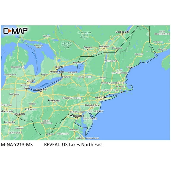 C-MAP Reveal US Lakes North East