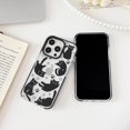 thumbnail image 3 of Branple Compatible Con Iphone 16 Funda Transparente Lindo Patrón De Gato Negro Con Funda Protectora De Tpu Suave Y Delgada A Prueba De Golpes Para Mujer Diseñada Para Iphone 16 De 6,1 Pulgadas, 3 of 5