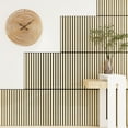 thumbnail image 2 of Dundee Deco Acoustic Panels, Wooden Slats for Decor and Noise Reduction - 3D Wall Panels or Ceiling Panels - Oak Beige - Sample 6" x 6", 2 of 7