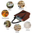 thumbnail image 6 of Bingfone Brown Women Shoulder Tote Bags Casual Bag Ladies Shopping Handbag, 6 of 7