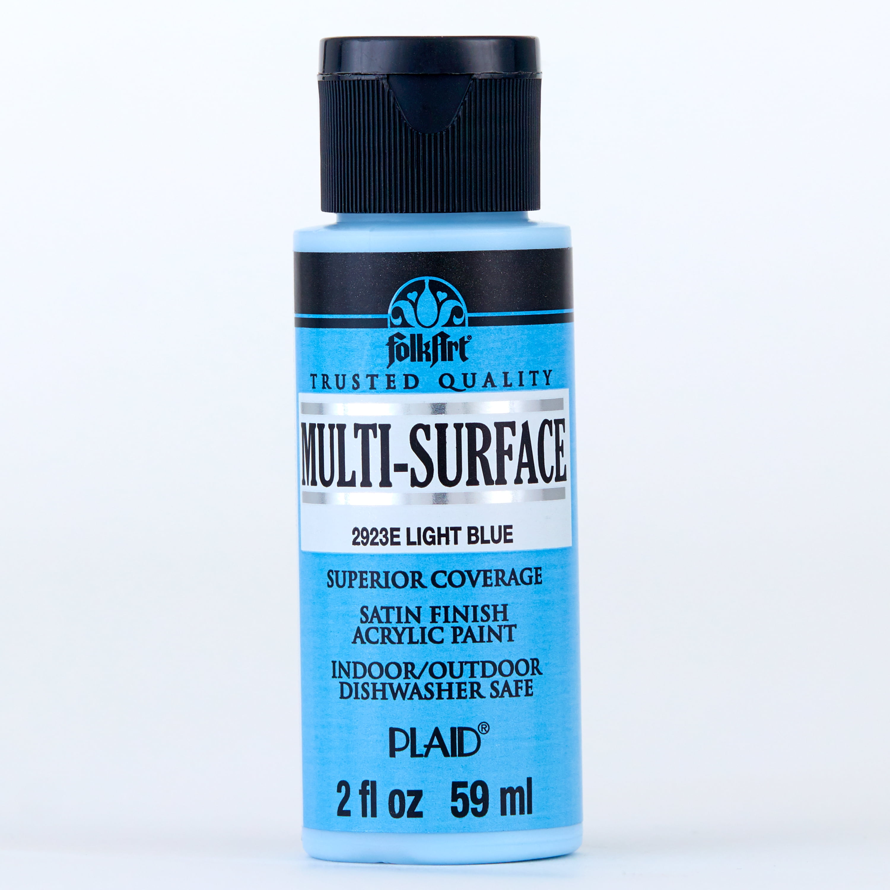 FolkArt 2923E MultiSurface Acrylic Craft Paint, Satin Finish, Light