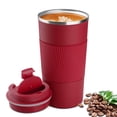 thumbnail image 6 of MERILER 510ml Stainless Steel Coffee Mug: Heat-Insulated & Leakproof, Reusable for Hot or Cold Beverages (BPA-Free), 6 of 6