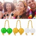thumbnail image 3 of 1 Paire de Shakers Aslatua Kashaka Instrument de Percussion Musical Asalato Africain Shaker Balles Rythmiques Vert, 3 of 6