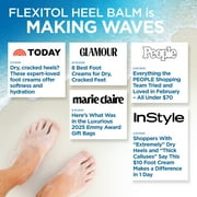Flexitol Heel Balm, Cracked Heel Cream & Foot Balm, Intensive Hydration for Dry, Rough Feet & Heels, Urea-Based Moisturizing Cream, 2 oz Tube