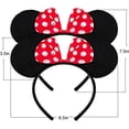 thumbnail image 1 of FANYITY - Diademas de orejas de ratón para niñas, mujeres, niños, fiestas, 2 piezas (punto Fanyity FANYITY, 1 of 2