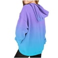 thumbnail image 5 of YLSDY Savings Cute Hoodies for Teen Girls Trendy Preppy Hooded Sweatshirts Oversized Long Sleeve Shirts Gradient Clothes for Girls Hot Pink 11 Years, 5 of 6