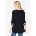 thumbnail image 2 of Woman Within Plus Size Embroidered Knit Tunic, 2 of 6