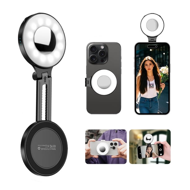 Anillo de relleno LED magnético Flymile para iPhone Selfie Light