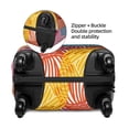 thumbnail image 4 of Qekee Colorful Wool Balls Elastic Luggage Cover, Double-sided Print, Invisible Zipper, for Travel, Business, Daily - Small, 4 of 9