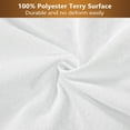 thumbnail image 4 of PiccoCasa 18" Deep Pocket Fitted Sheet for King Size Bed, White, 76 x 80 inch, 4 of 6