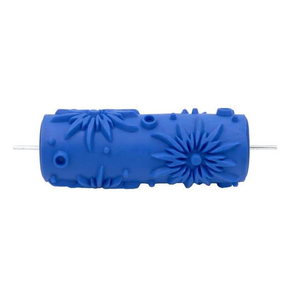 5'' Wall Painting Printing Rubber Pattern Roller Applicator Decor Paint Brush DIY
