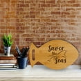 thumbnail image 2 of Designs ByLITA Savor The Seas 14 x 8.5" Fish Shape Cutting Board | Kitchen Chopping Board, 2 of 6