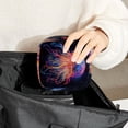 thumbnail image 6 of Jellyfish Sanitary Napkin Bags Storage Bag Hiking Pouch Small Canvas Zipper Pouch, 4.7x6.6x6.6 in, Period Purse for Feminine Hygiene Products, 6 of 6