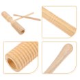 thumbnail image 4 of 1 Set Wood Guiro Instrument Percussion Instrument Beginner Guiro Instrument with Stick, 4 of 7