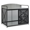 thumbnail image 5 of Heavy Duty Large Dog Crate Furniture for Large Medium Dog, Farmhouse Wooden Dog Kennel Indoor End Table, Decorative Pet House for Large Dogs, 5 of 5