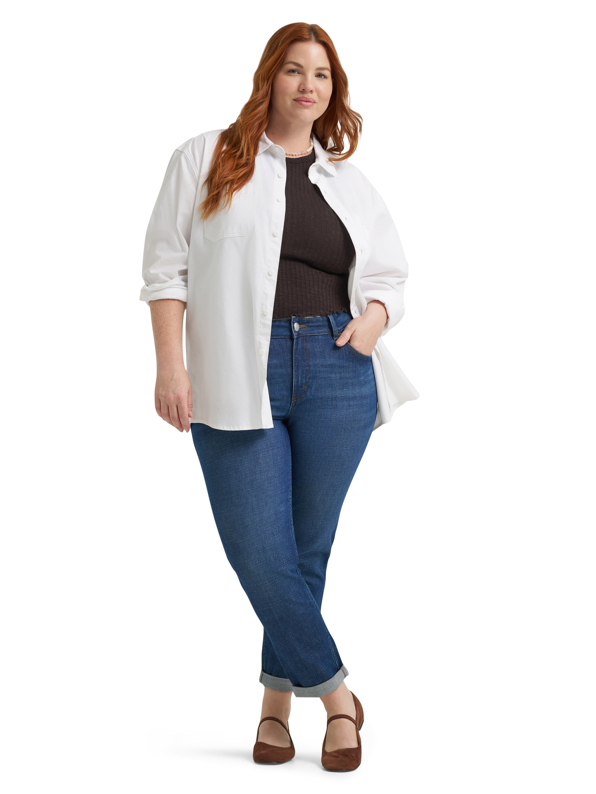 Lee® Women's Plus Legendary 90's Taper Denim Jeans