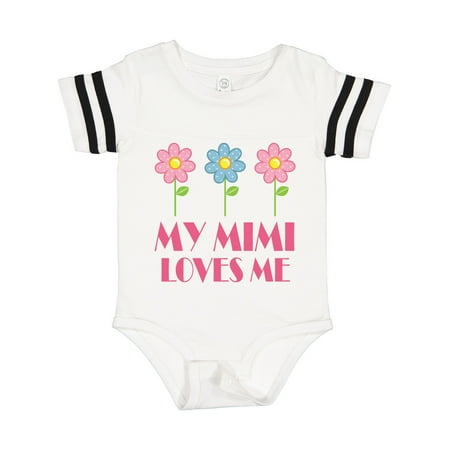 

Inktastic Mimi Loves Me Daisies Gift Baby Girl Bodysuit