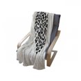 thumbnail image 4 of Kiss Soft Flannel Fleece Throw Blanket, Heart Shape Wild Leopard Skin Pattern a Kiss Mark Valentine's Day Honeymoon, Cozy Plush for Indoor and Outdoor Use, 50" x 70", Cream Black Coral, by Ambesonne, 4 of 6