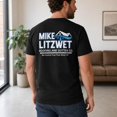 thumbnail image 6 of Mike Litzwet Roofing and Gutter Co Graphic T-Shirt, Unisex Classic Fit Cotton Tee, 6 of 9