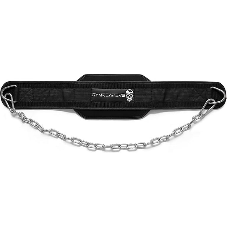 Gymreapers Dip Belt With Heavy Duty Steel Chain, Black photo 3