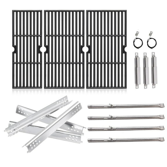 Grill Replacement Parts for Charbroil Performance 4 Burner 463342119, 463347519, 463347518, 463276517, 463244819, 463276617, 463243518, Char-Broil Grill Grates, Heat Plates, Burner, Igniters