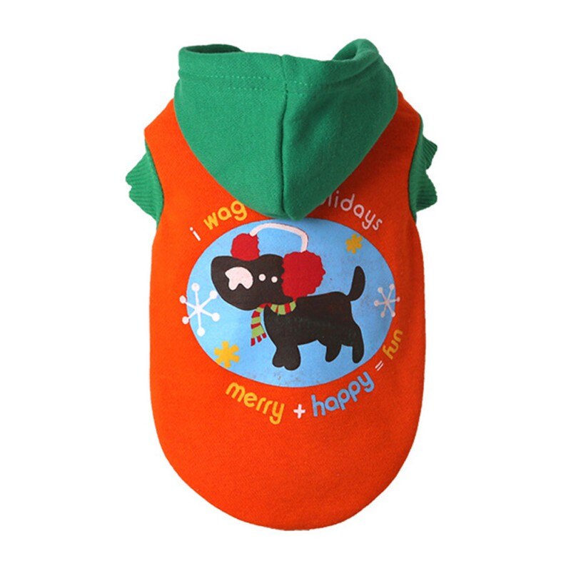 Cartoon Dog Hoodie Pet Dog Clothes For Dogs Coat Jacket Cotton Ropa